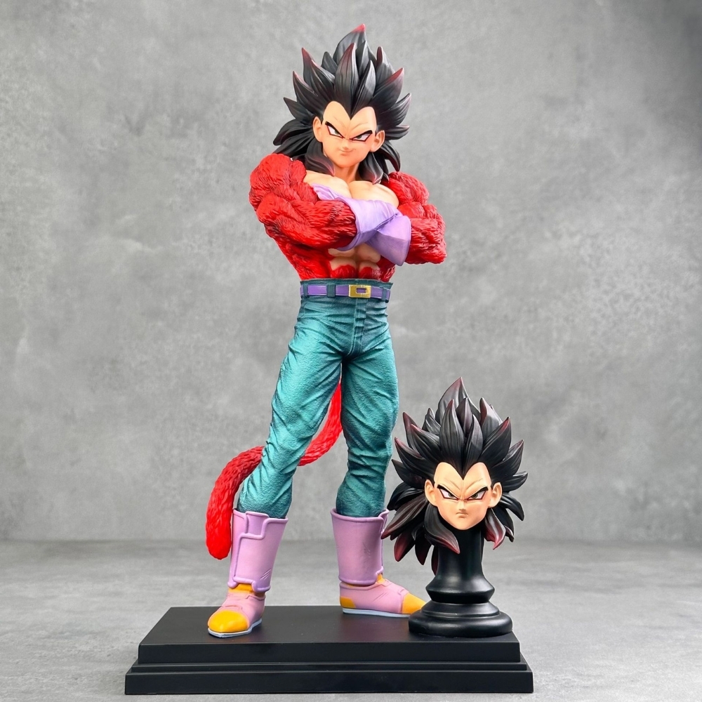 Mô Hình DragonBall Vegeta ssj4 siêu chất - đầu thay thế cao 30.5cm nặng 1kg - Figure DragonBall - Hộp carton - K4-T4-S12