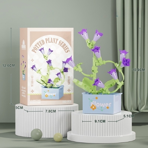 Combo 2 bộ Lắp Ghép Lego Hoa bìm bìm -103 hạt - SKU : LG-W1604-03 - ( VAT 001-C2-11 ) - K126-T2-S3