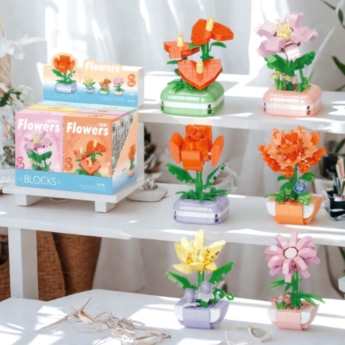 Combo 3 hộp lắp ghép chậu hoa 102pcs. SKU: LG-W1506-06 ( VAT 001-C3-11 ) K119-T2-S6