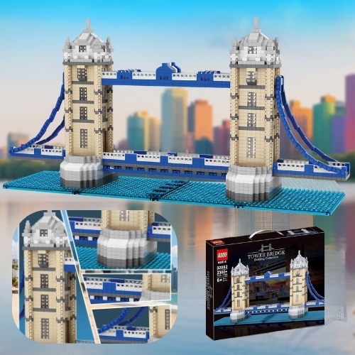 Đồ Chơi Lắp Ghép Cầu Tháp Đôi Tower Bridge - 2300 hạt - Full Box - SKU : LG-32082
