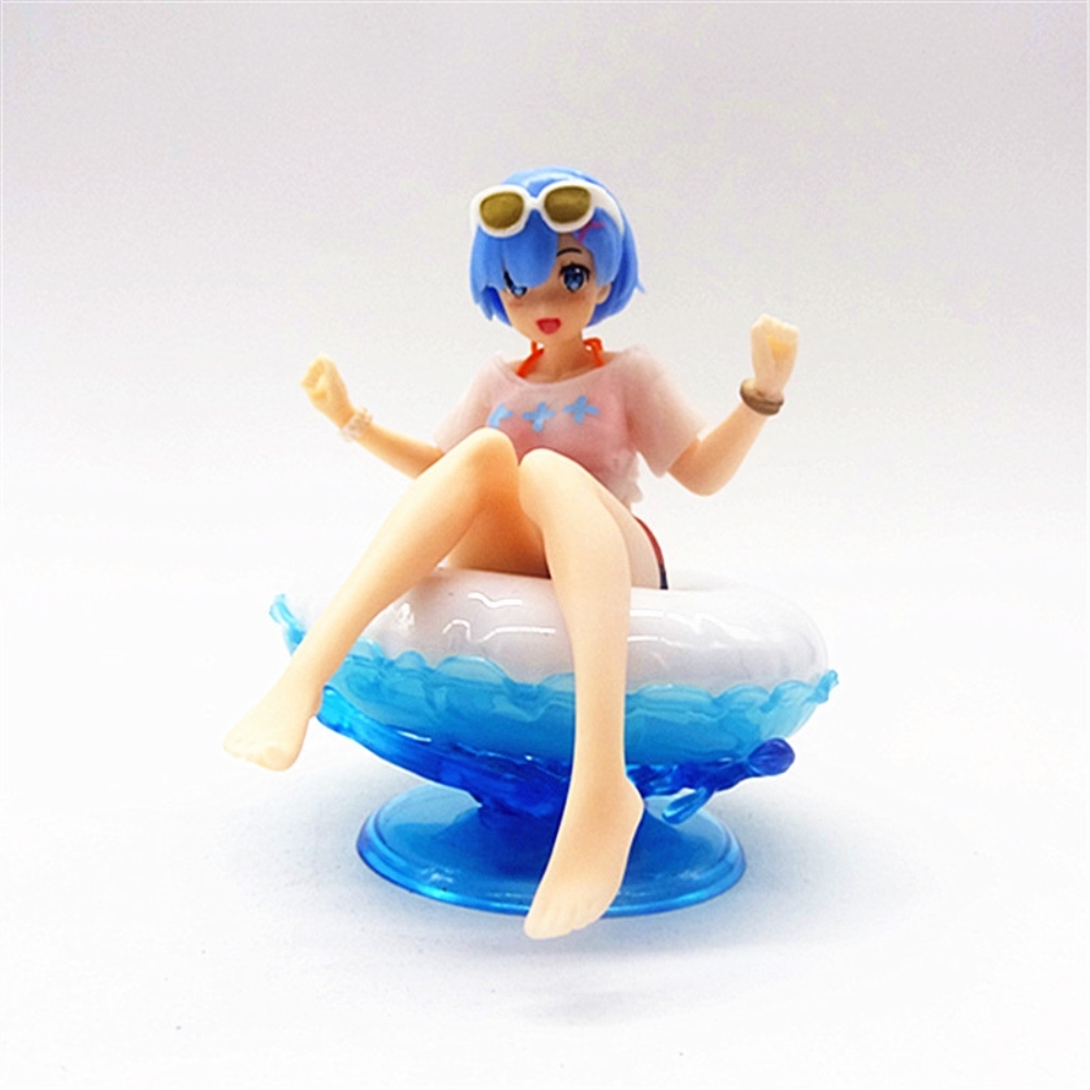 Mô Hình RE:ZERO Rem ngồi phao - Cao 10.5cm - nặng 150Gram - Figure RE:ZERO - Có hộp màu - K20-T3-S9