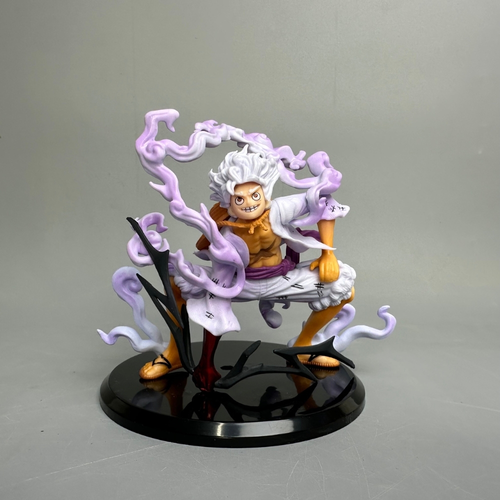 Mô Hình OnePiece luffy gear 5 bản nhỏ trạng thái siêu ngầu cao 14cm nặng 100g , Figure OnePiece - Bọc Túi OPP - No box - N1-K37-T1-S8