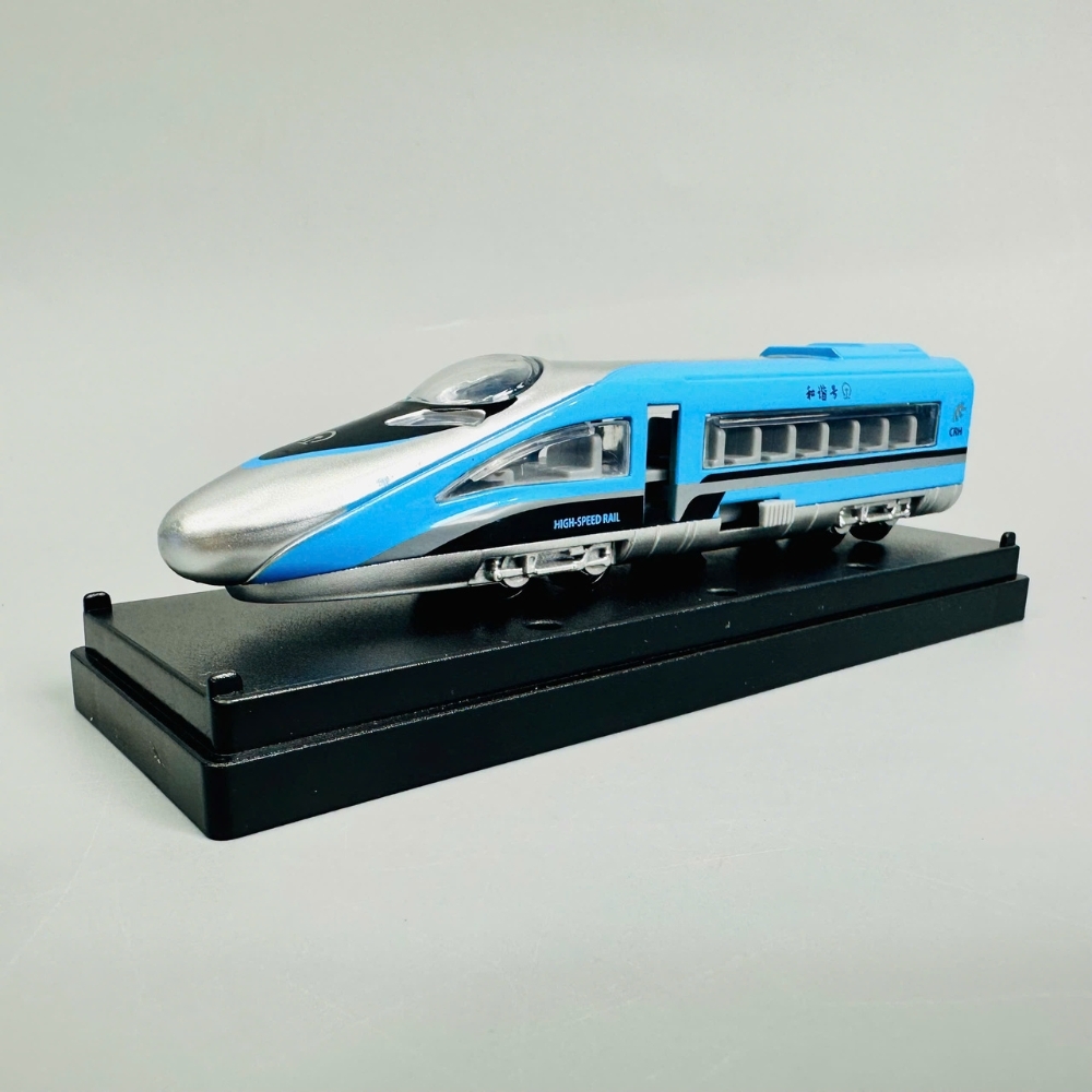 Mô Hình tàu siêu tốc xanh dương 1:64 Hợp kim - Dài 12.5cm - Cao 5cm - Rộng : 4.5cm - nặng : 300gram - Hộp Nhựa Trong SKU : oto465a - ( VAT :  003-06-20 )