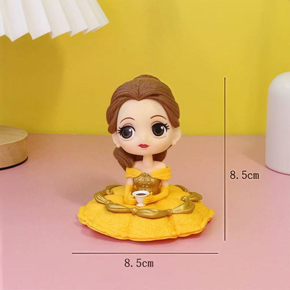 Mô Hình Công Chúa Váy Vàng - Cao : 8.5cm Nặng 90gr - No Box - K19-T1-S2