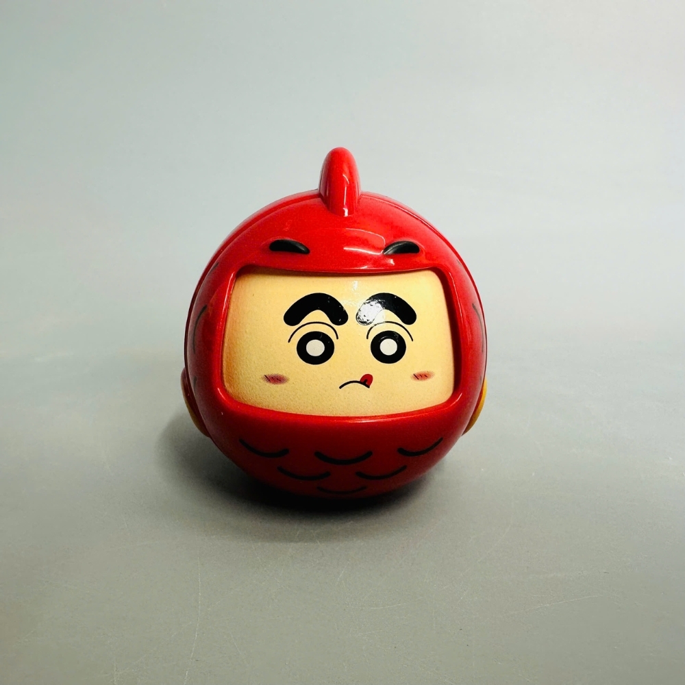 Móc Khoá mô hình shin đổi mặt cosplay cá đỏ - cao : 6.3cm - rộng : 6.1cm - figure shin - No Box