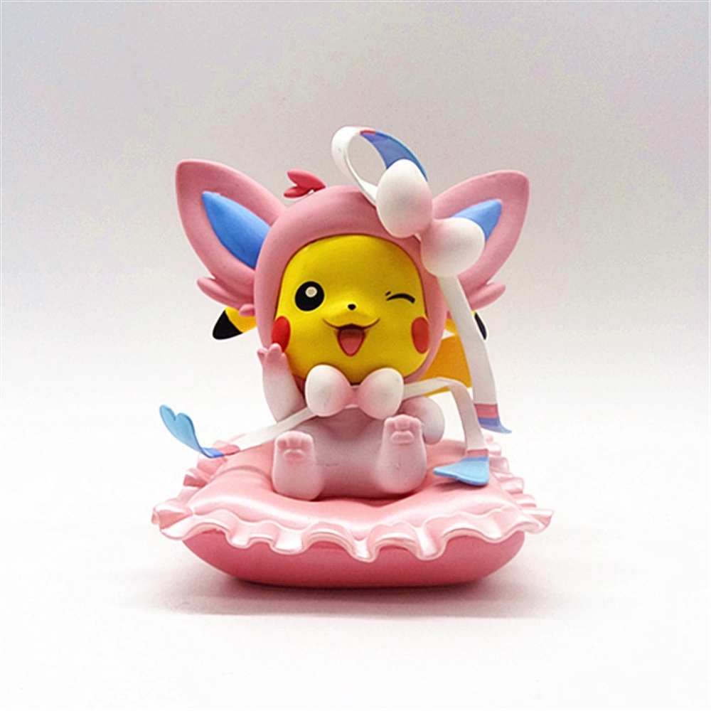 Mô Hình Pokemon pikachu cosplay bản cao cấp - Cao : 14cm - Nặng : 400gram - Figure pokemon - No Box n4-k1-bl2
