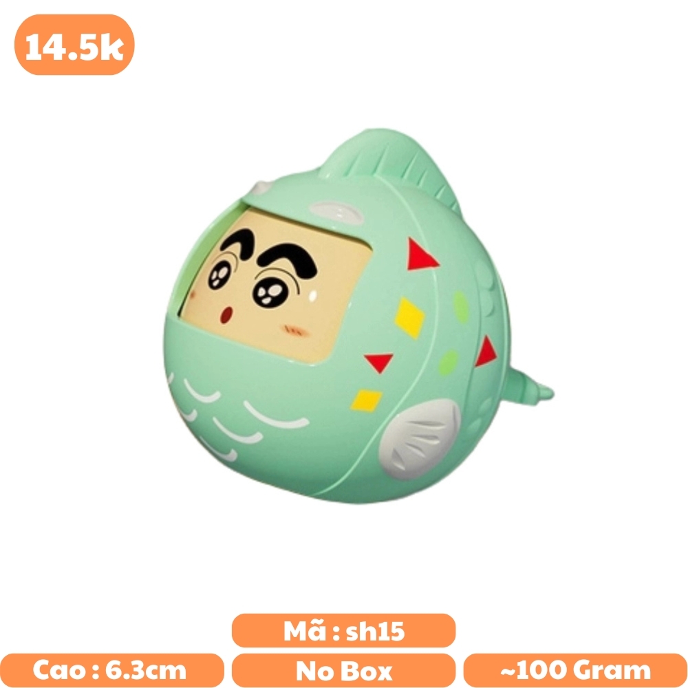 Móc Khoá mô hình shin đổi mặt cosplay cá xanh- cao : 6.3cm - rộng : 6.1cm - figure shin - No Box - n3-k18-t4-s2