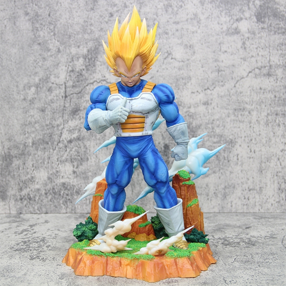 Mô hình DragonBall Vegeta kiêu hãnh + base tiểu cảnh siêu đẹp - Cao 34cm - nặng 1400Gram - Dragon Ball - Full Box