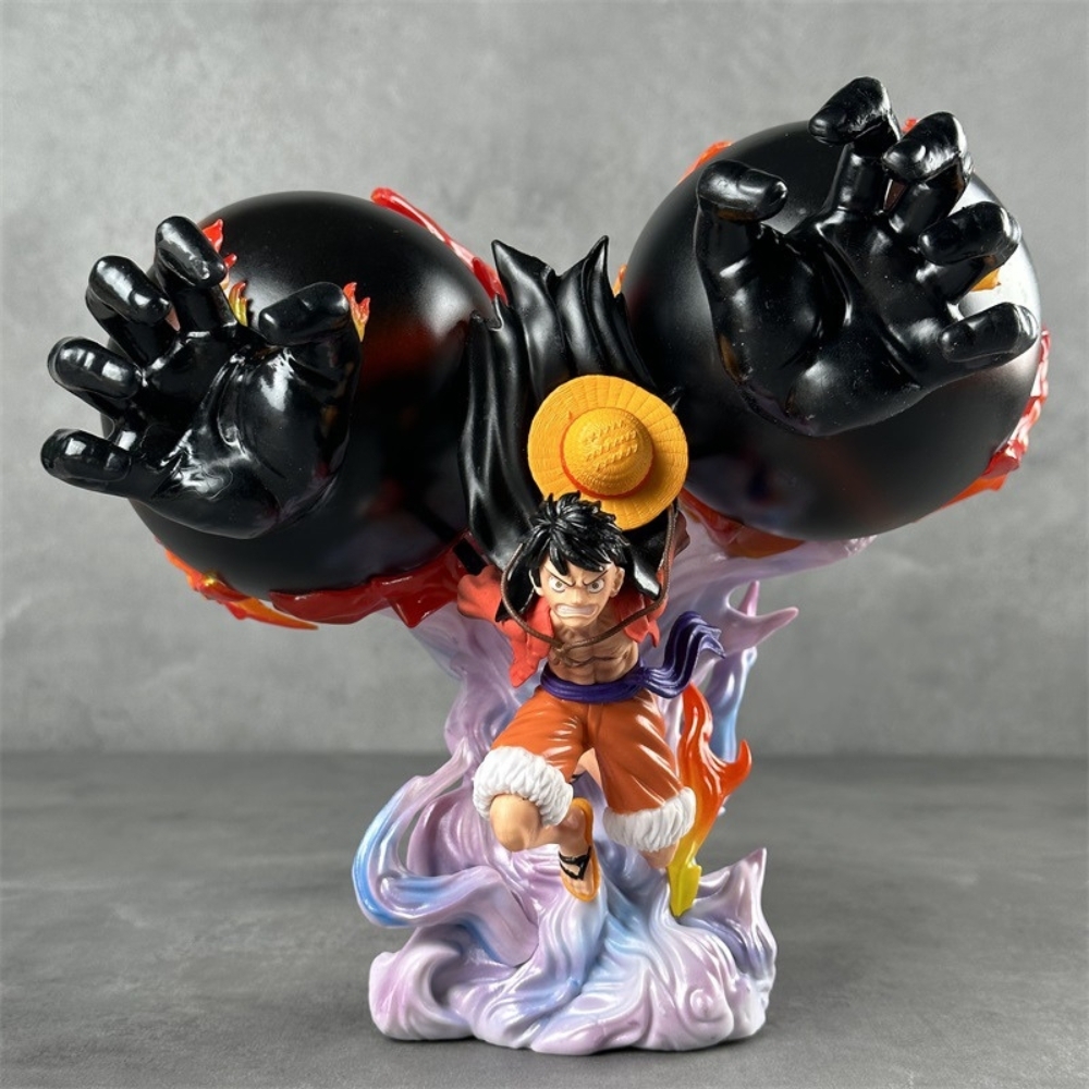 Mô Hình OnePiece luffy gear 4 nắm đấm to - cao 20cm - nặng 450gram - Figure One Piece - Hộp Màu - K13-T4-S6