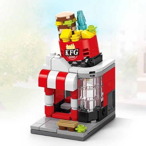 Bộ Đồ Chơi Lắp Ghép Mô Hình Cửa Hàng KFC - 115pcs - Full Box - Sku : LG-8924-7 ( VAT 001-11-11) K120-T1-S7