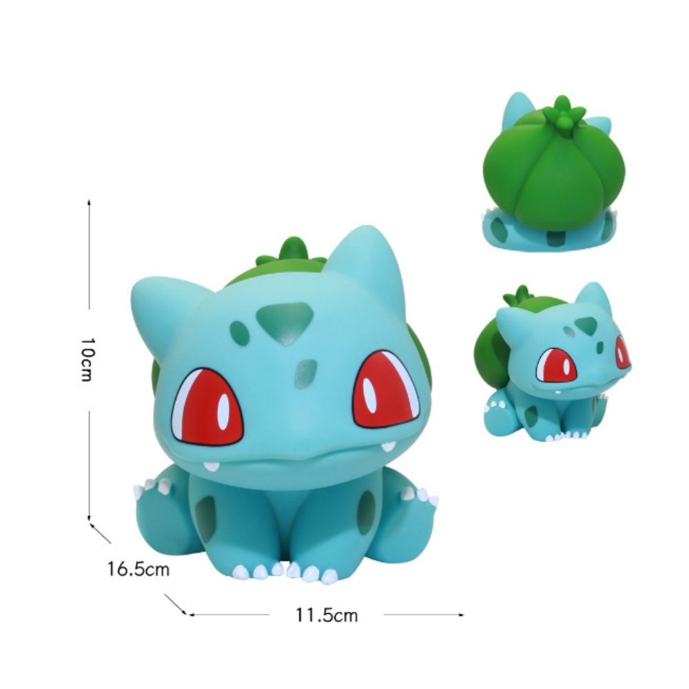 Hàng Rỗng Nhẹ - Mô Hình Pokemon BULBASAUR - Cao : 10cm - Nặng 100gram - No Box