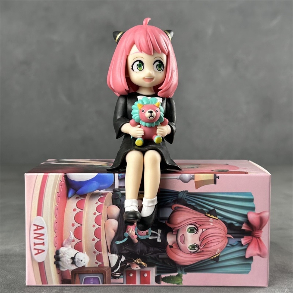 MÔ HÌNH ANYA FORGER - SPY X FAMILY - TANTEI-GOKKO Dáng Ngồi - Cao : 11cm - Nặng : 140gram - Có Hộp Màu -(VAT : G873-84)