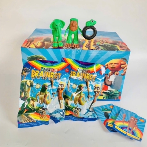 Mô Hình Sét 8 nhân vật Tung tung Sahur , Túi Mù  - Cao : 4.5 - 8.5cm - Nặng 300gram - Box Màu - Túi Mù - D - 4