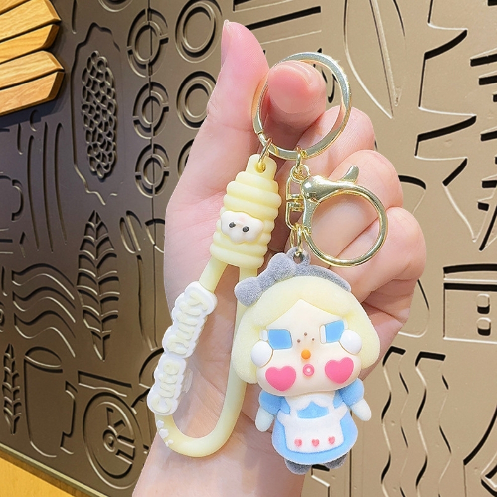 Móc Khóa baby cry màu xanh nhạt - Dây móc dài : 10cm - Mô Hình Cao : 6cm - Nặng : 50gram - No Box : bọc túi OPP - SKU: moc254d - (Vat: MK001) - K76-T3-S2