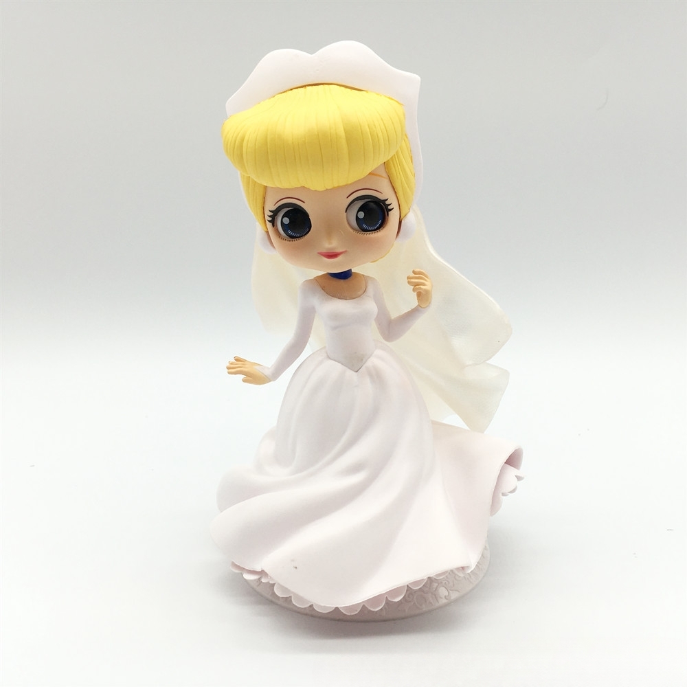 Mô Hình Công Chúa váy trắng tóc vàng - Cao : 16cm Nặng 150gram - No Box - K21-T1-S6