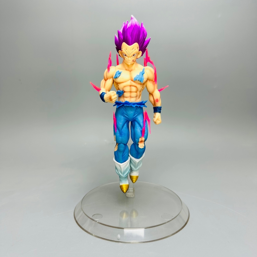 Mô Hình Dragon Ball Vegeta tóc tím cởi trần Cao 20cm Nặng 200gram - Figure DragonBall - Có Hộp Màu