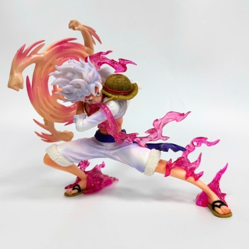 Mô Hình OnePiece luffy gear 5 xoay tay - cao 19cm - nặng 350gram - Figure One Piece - No Box - (VAT 002-01-80) -  E-4