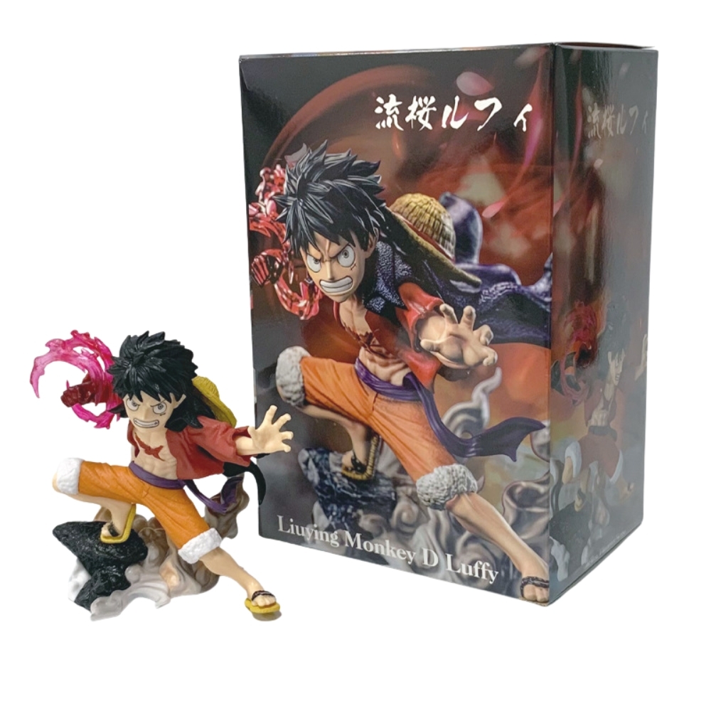 Mô Hình Onepiece Luffy Chiến Đấu - Cao 9.5cm - nặng 110gram - Figure onepiece - Hộp Màu - K26-T2-S8
