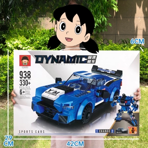 Đồ Chơi Lắp Ghép Lego ( 2 in 1 ) Xe và robot  - 330 hạt - Full Box - Sku : LG-938 (VAT 001-08-50) - K92-T2-S1