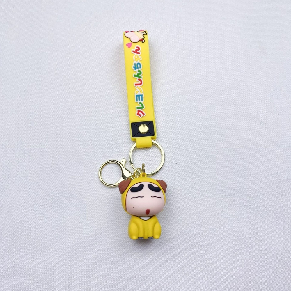 móc khóa shin cosplay cừu vàng - dây dài 11cm mô hình cao 6cm - nặng : 50gram - no box N3-T3