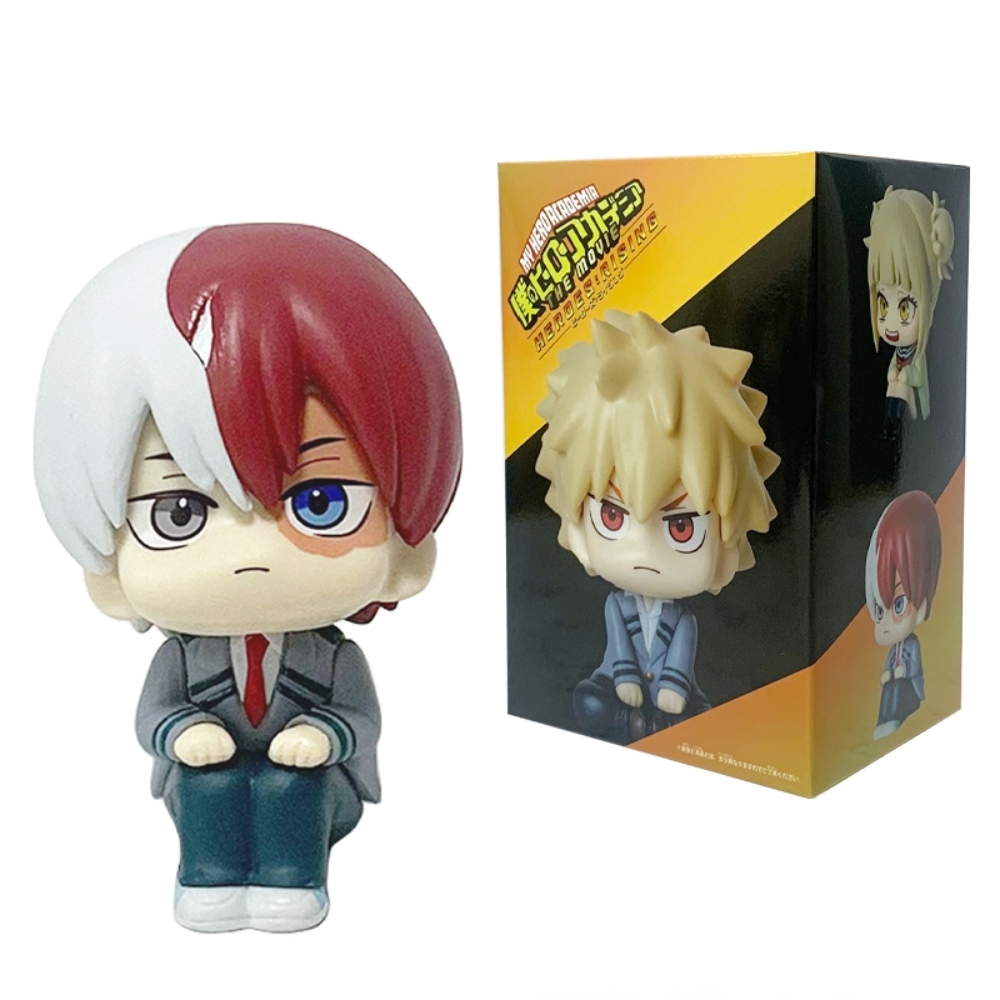 Mô Hình Học Viện Anh Hùng Shouto Chibi - Cao 10cm - nặng 150gram - My Hero Academia - có hộp màu - K62-T2-S1