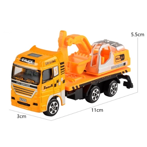 Mô Hình 3 Oto Xây Dựng hợp kim , tỉ lệ 1:64 - Dài 12cm - rộng 3.5cm - cao 5cm- SKU : oto-CF17-C4 - ( Vat : 003-03-50 ) - K55-T4-S4