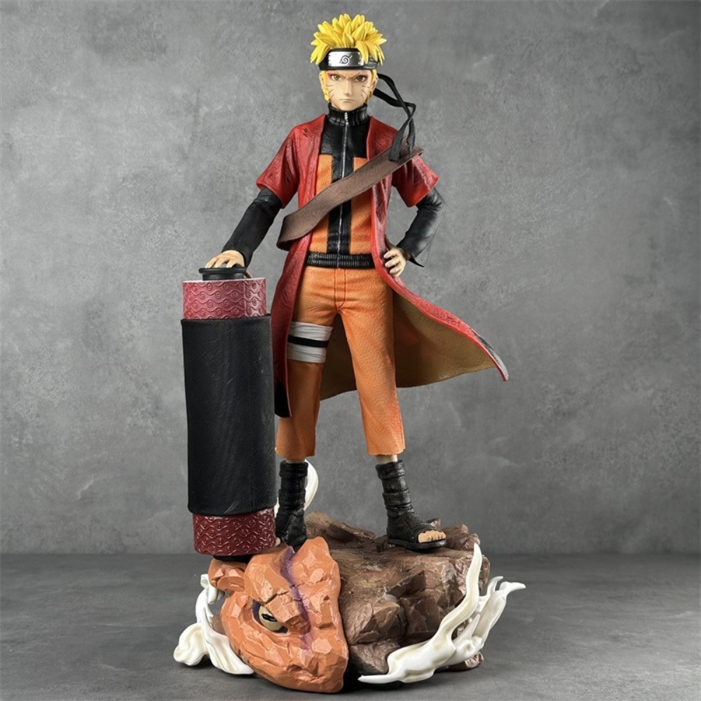 Mô Hình Naruto dáng đứng siêu ngầu có base cao - 42cm - Nặng - 2000gram - Figure Naruto - Box xốp Hộp carton