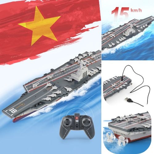 Mô Hình Tàu Chiến Hạm tỉ lệ 1:1000 Nhựa  - Chạy bằng Pin  - Dài 31cm - rộng 9cm - cao 8cm - nặng : 490gram - FULL BOX : box màu SKU : oto476 - K62-T4-S1