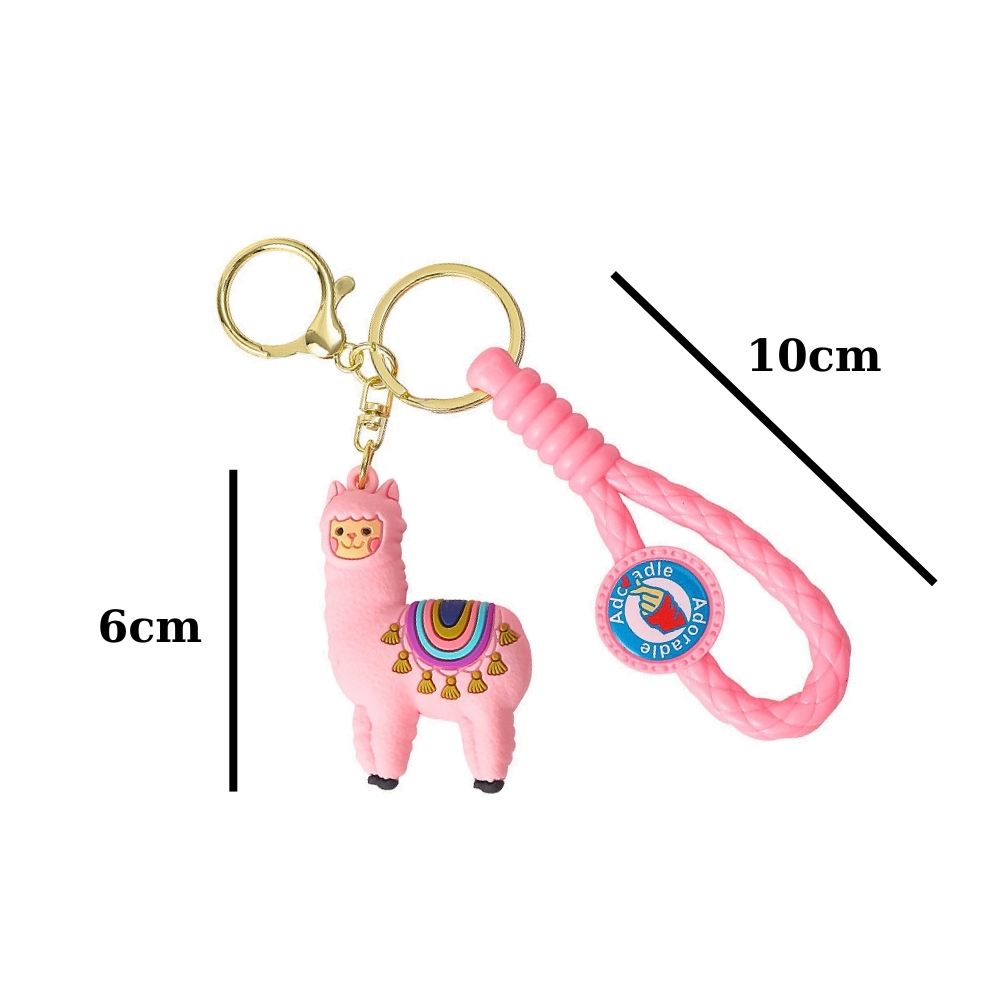 móc khóa cừu hồng - Dây móc dài : 10cm - Mô Hình Cao : 6cm - Nặng : 50gram - No Box : bọc túi OPP - N3-K15-T4-S3