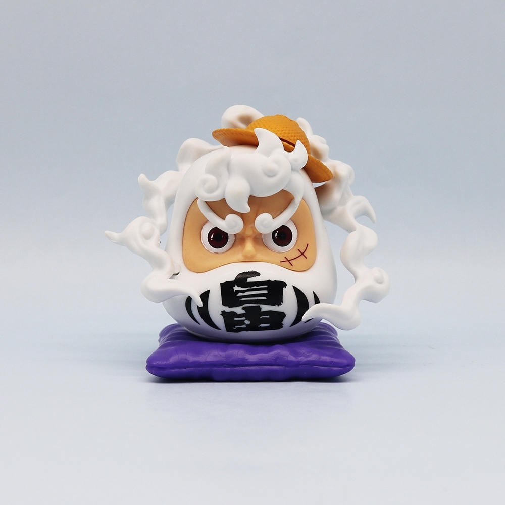 Mô Hình OnePiece luffy chibi Tượng thần tài Daruma - Cao 8.5cm - nặng 200gram - Figure OnePiece - Có Hộp Màu N1-K22-T3-S3