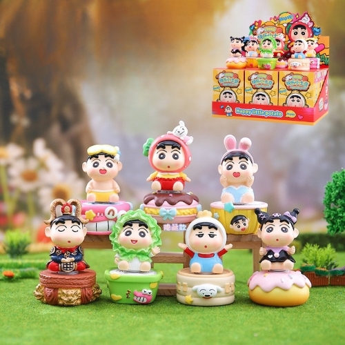 Combo 6 - Mô hình Bộ 6 các nhân vật Shin Bút Chì - Cao 6-8cm - nặng 300gram - Figure Shin - Box Màu - SKU : hm201 ( Vat : 002-b05-110 ) K22-T3-S1