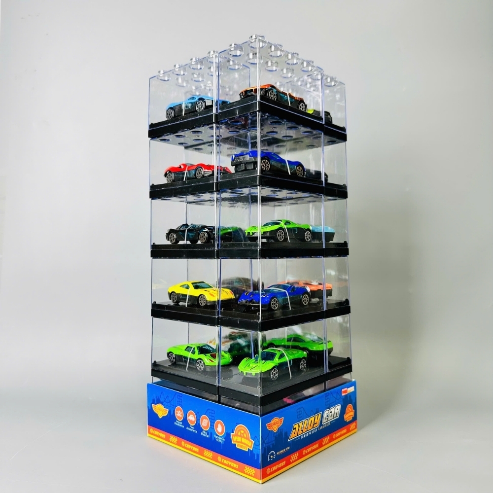 Xe 1:64 siêu đẹp có bán ngẫu nhiên và theo lốc 24 xe - Xe Hợp Kim Ô Tô Bản A -  Cao 33cm Ngang 14cm - Hộp Nhựa Trong - SKU :oto-YM762085 ( VAT : DCM473-10 ) K89-T1-S1