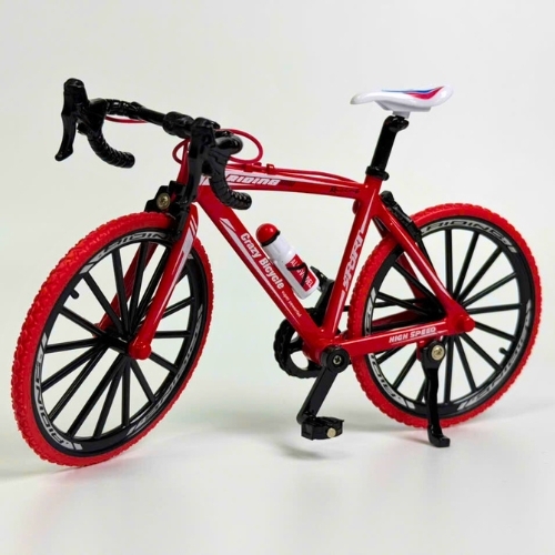 Mô Hình xe đạp đua màu đỏ. tỉ lệ 1:8 - Dài 19.5cm - rộng 5cm - cao 12cm - nặng : 200gram - FULL BOX . SKU : oto542b - K68-T3-S8