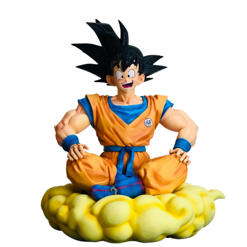 Hàng loại 1 - Mô Hình Dragonball SonGoku Cưỡi mây siêu ngầu - Cao 37cm - Nặng 1.3Kg - Dragonball - Box nhựa - K6-T4-S11