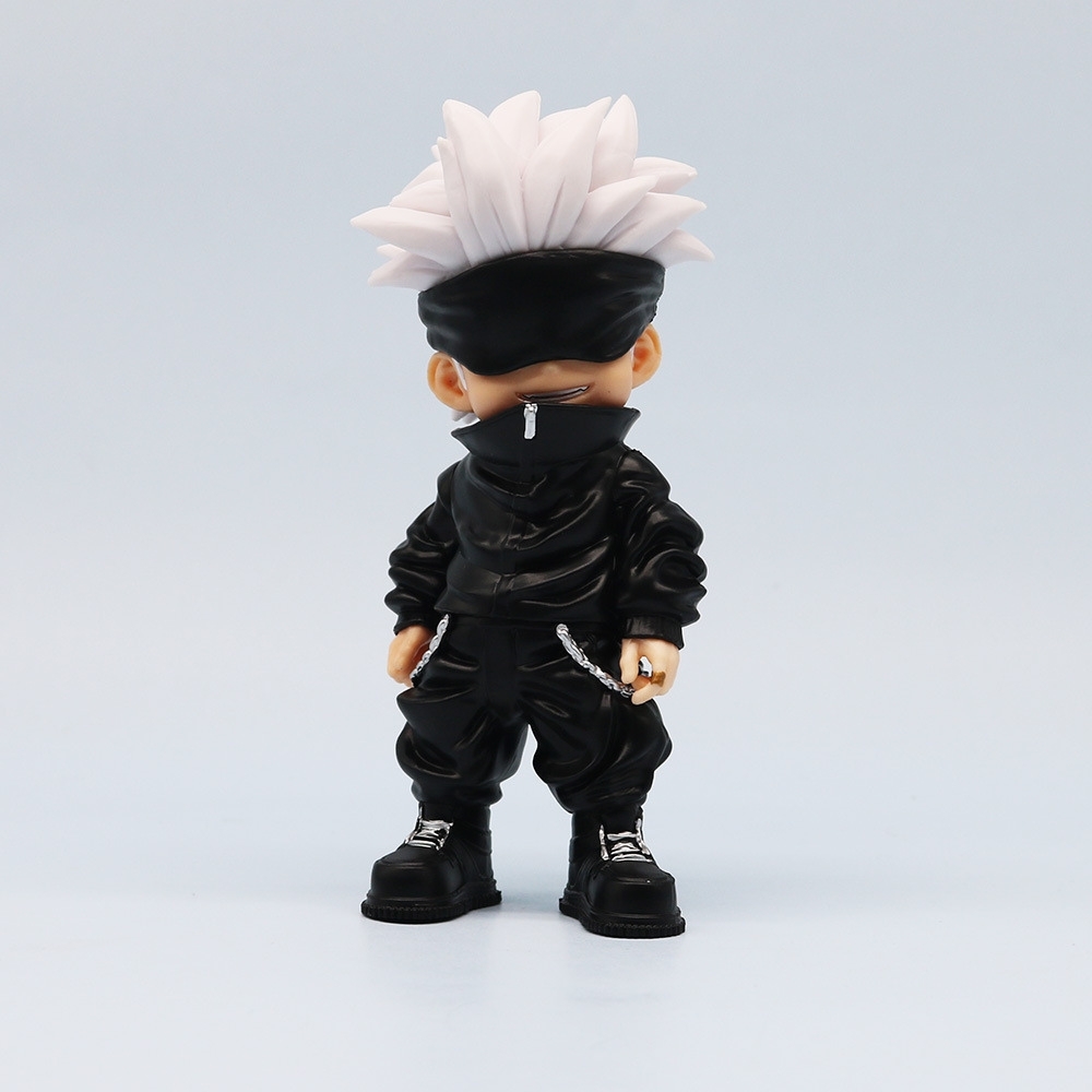 Mô Hình Gojo Satoru bịt mắt dáng đứng - Cao 14.5cm - nặng 150Gram - bọc túi OPP - Hộp Màu - Figure anime Jujutsu Kaisen - N1-K38-T1-S3