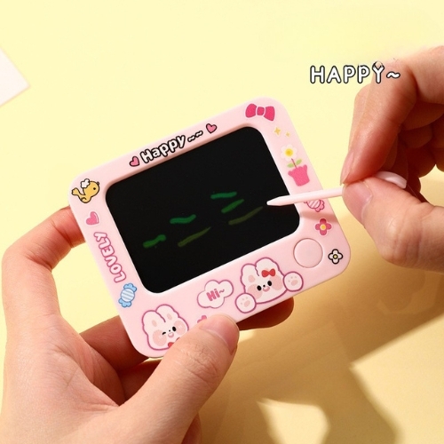 Móc Khóa Bảng Tính Rabbt Màu Hồng . Dây móc dài : 7.5cm - Cao : 6.5cm - Nặng 50gram