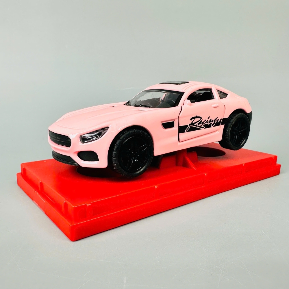 Mô Hình Xe hồng có chữ tỉ lệ 1:36 Hợp kim có thể mở cửa - Dài 12cm - rộng 5cm - cao 3cm - nặng : 300gram - FULL BOX : box màu SKU : oto474e - K55-T3-S7