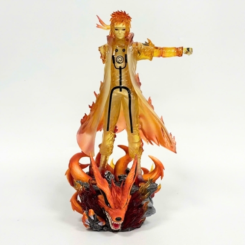 Mô hình Minato Cửu Vĩ dáng đứng có đế siêu đẹp - Cao 31cm - nặng 1kg2 - Figure Naruto - Hộp carton - (VAT 002-03-330 ) - ( K3-T4-s4 )