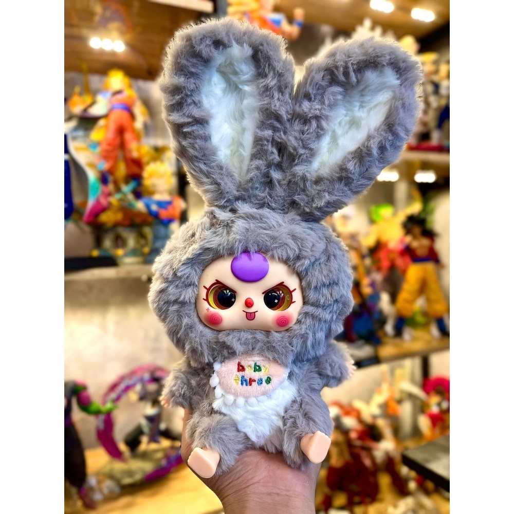 Hàng Xưởng Sản Xuất - Baby three Lily Rabbit Town Plush Thỏ Thị Trấn blind box ngẫu nhiên - cao 20cm - Nặng 500gram - Túi Mù - Hộp Màu