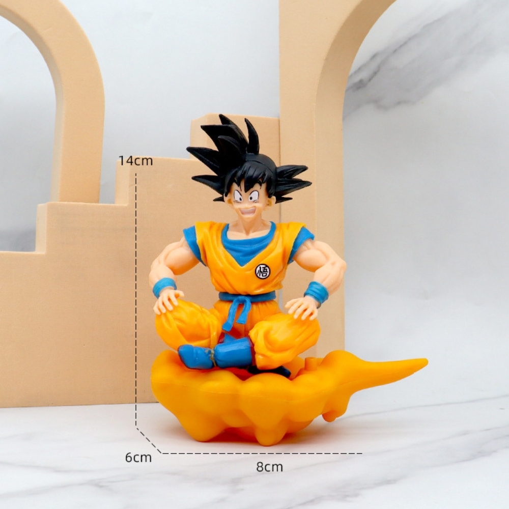 Mô Hình DragonBall Songoku ngồi mây bản nhỏ - Cao 14cm - Nặng 200gram , figure DragonBall , No box