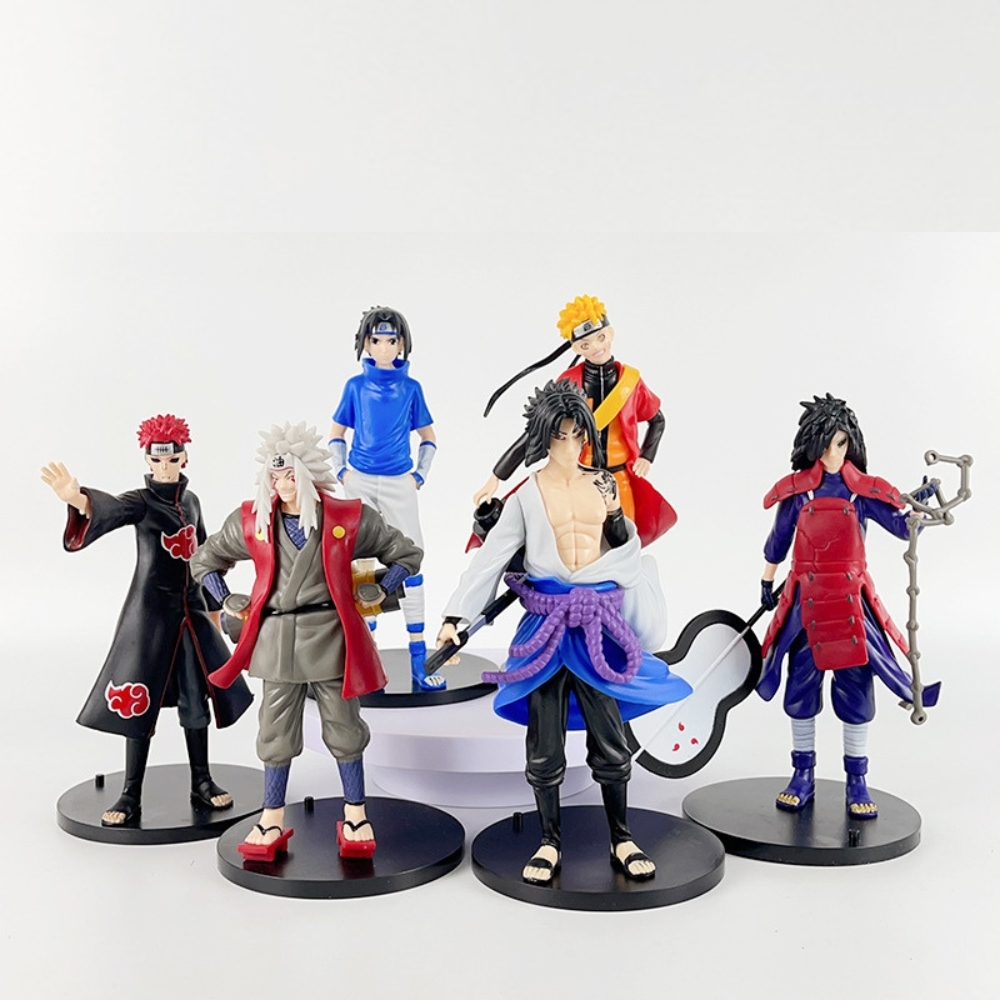 Mô hình Naruto Bộ 6 các nhân vật Naruto Bản B - Cao 18 - 19cm - nặng 800gram - Figure Naruto - No Box - N3-K40-T1-S2