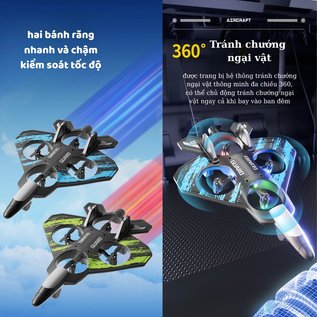 Đồ Chơi Máy Bay Điều Khiển Từ Xa F35  - Có Điều Khiển  - Dài 23.5cm - rộng 17.5cm - cao 5cm - nặng : 280gram - FULL BOX . SKU : DK-YH9898  ( VAT009-01-100 ) - K104-T2- blue , K104-T3-(K103-T3-S3,4) green