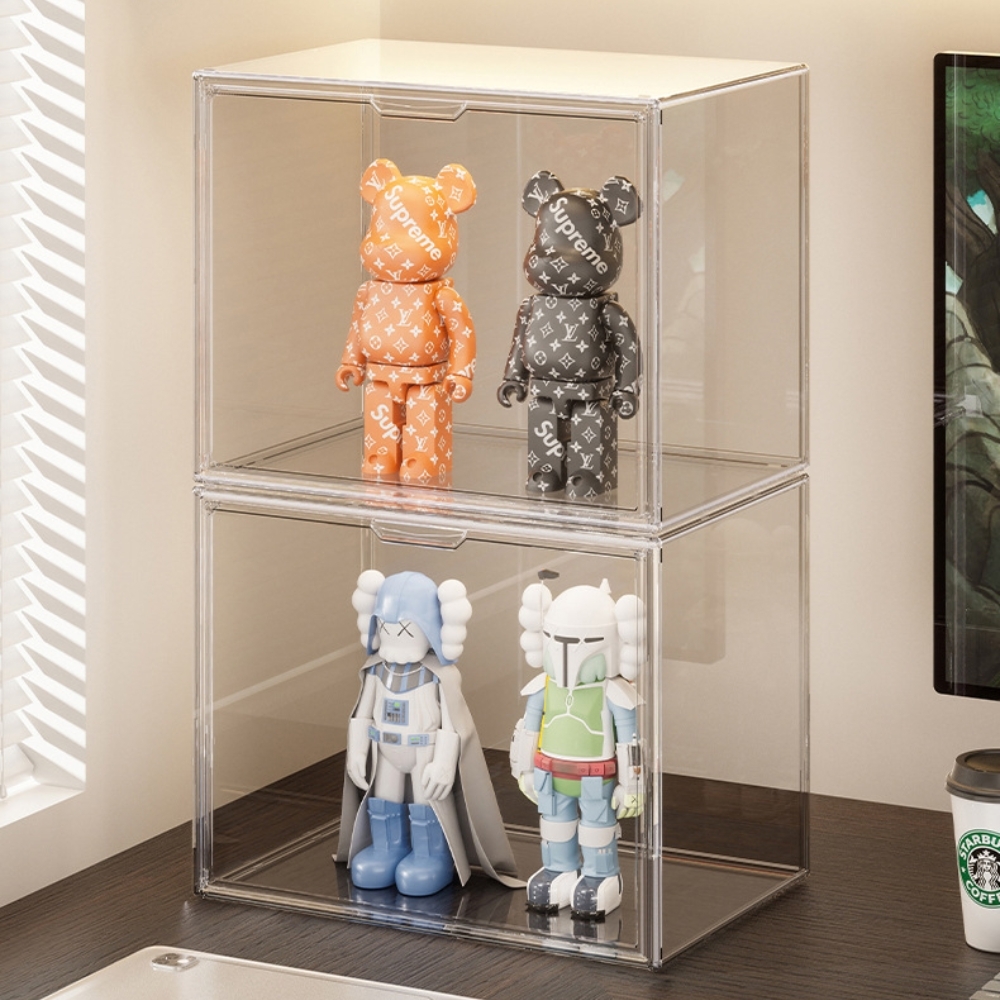 Hộp Meca Trưng Bày Mô Hình Túi Xách Giày – Cao 36cm Dài 27cm Rộng 22cm – Kệ Trưng Bày Trong Suốt Sang Trọng