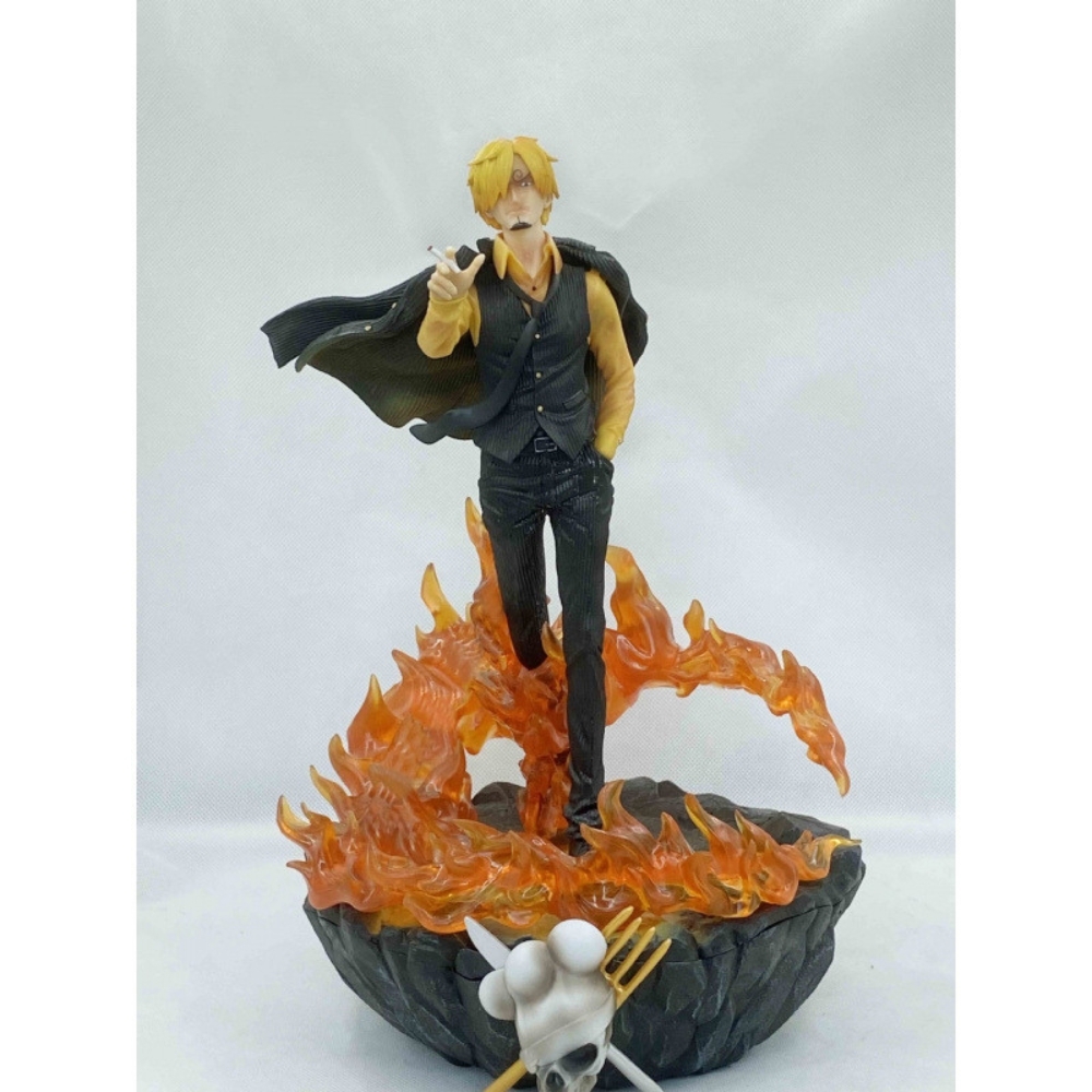 Mô Hình OnePiece Sanji áo choàng siêu ngầu Cao : 37.5cm nặng 2400g - One Piece - Full Box - Hộp Màu - K22-T4-S9