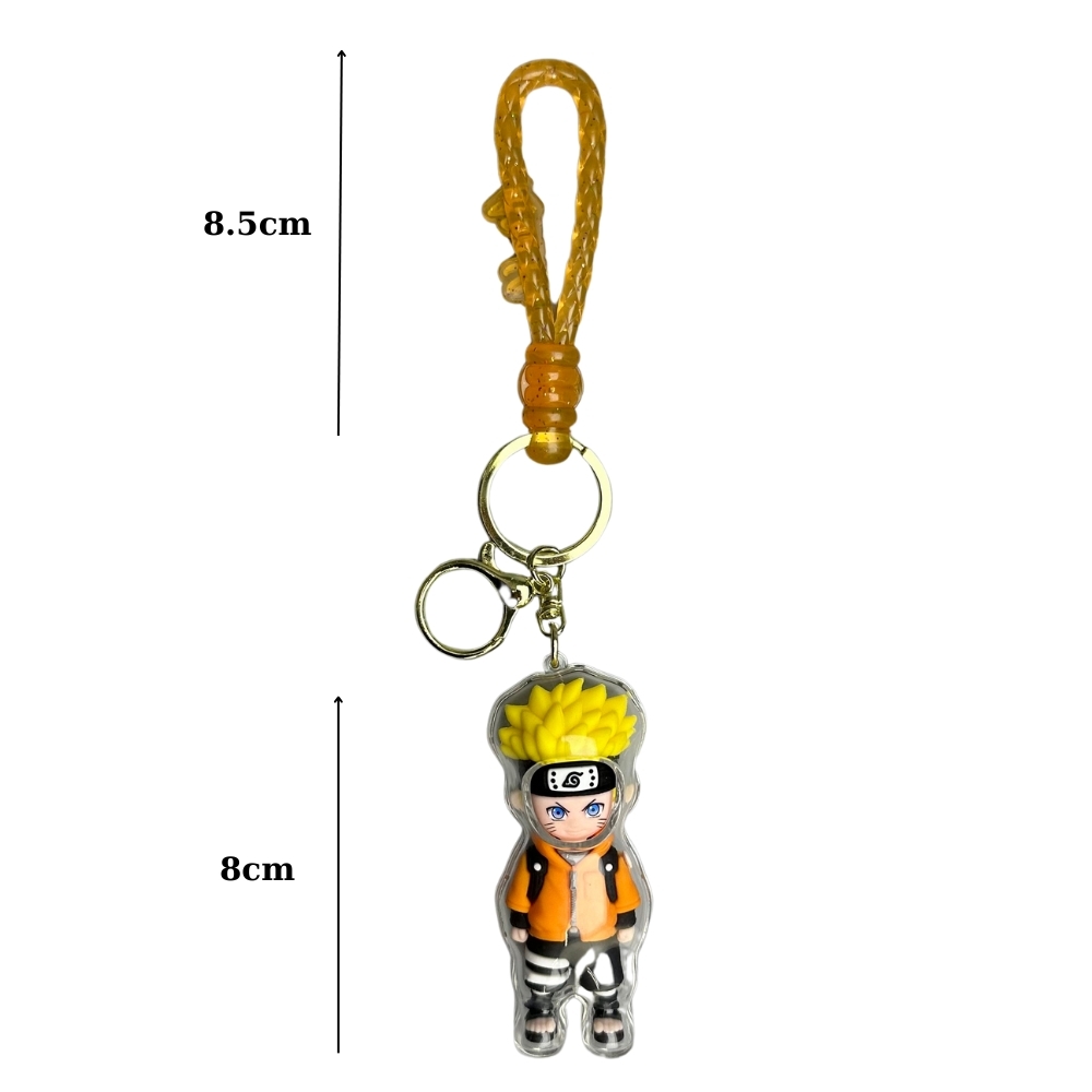 móc khóa naruto phong cách khoác cặp - Dây móc dài : 8.5cm - Mô Hình Cao : 8cm - Nặng : 50gram - No Box : bọc túi OPP