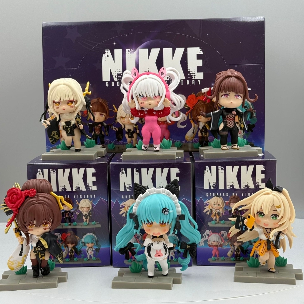 Hàng Cao Cấp -  Mô Hình Bộ 6 Nhân Vật Nikkes - Cao 9-11cm - nặng 300gram - Figure Nikkes - Hộp màu - K21-T2-S11