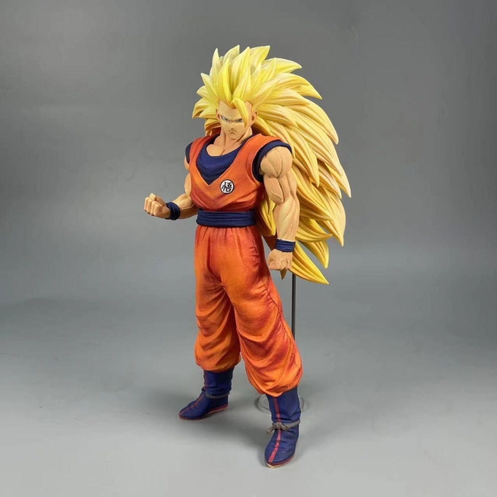 Mô hình DragonBall SonGoku SSJ3 Áo Cam Dáng đứng - hàng cao cấp - Cao 30cm - Nặng 1300 Gram - Dragon Ball - Có Hộp màu