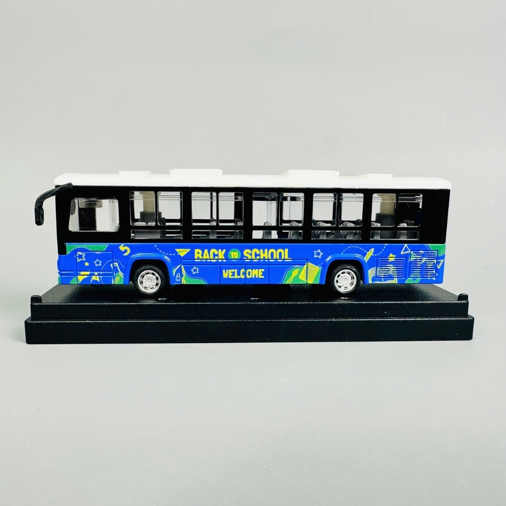 Mô Hình xe khách back school xanh dương 1:64 Hợp kim - Dài 12.5cm - Cao 5cm - Rộng : 4.5cm - nặng : 300gram - Hộp Nhựa Trong SKU : oto467b - ( VAT : 003-01-20 )