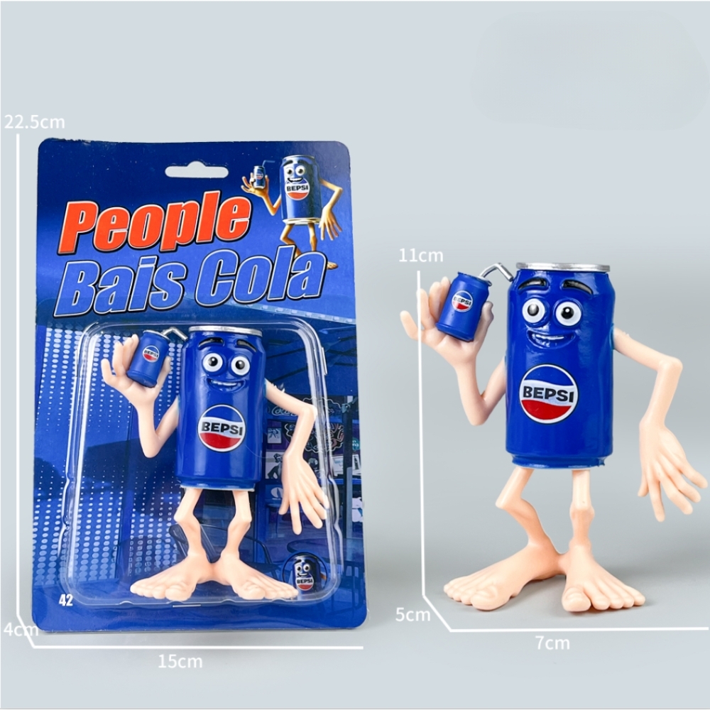 Mô Hình People Bais-cola  - Cao : 11cm - Nặng 140gram- Vỉ Nhựa - (VAT : G873-84)  - K22-T3-S2