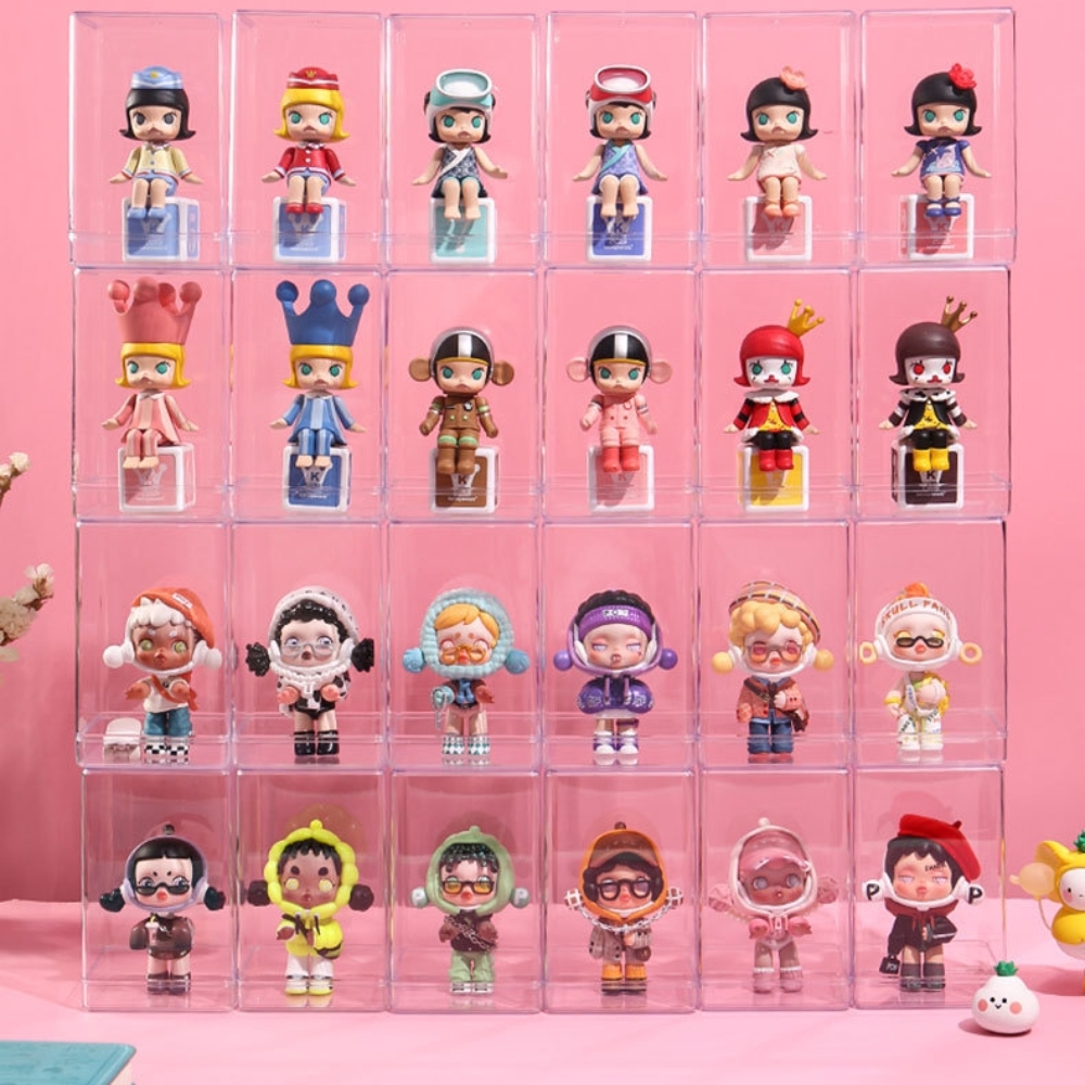 Hộp Meca Trưng Bày 12cm – Kệ Trưng Bày Mini Trong Suốt – Bảo Vệ Mô Hình Siêu Đẹp